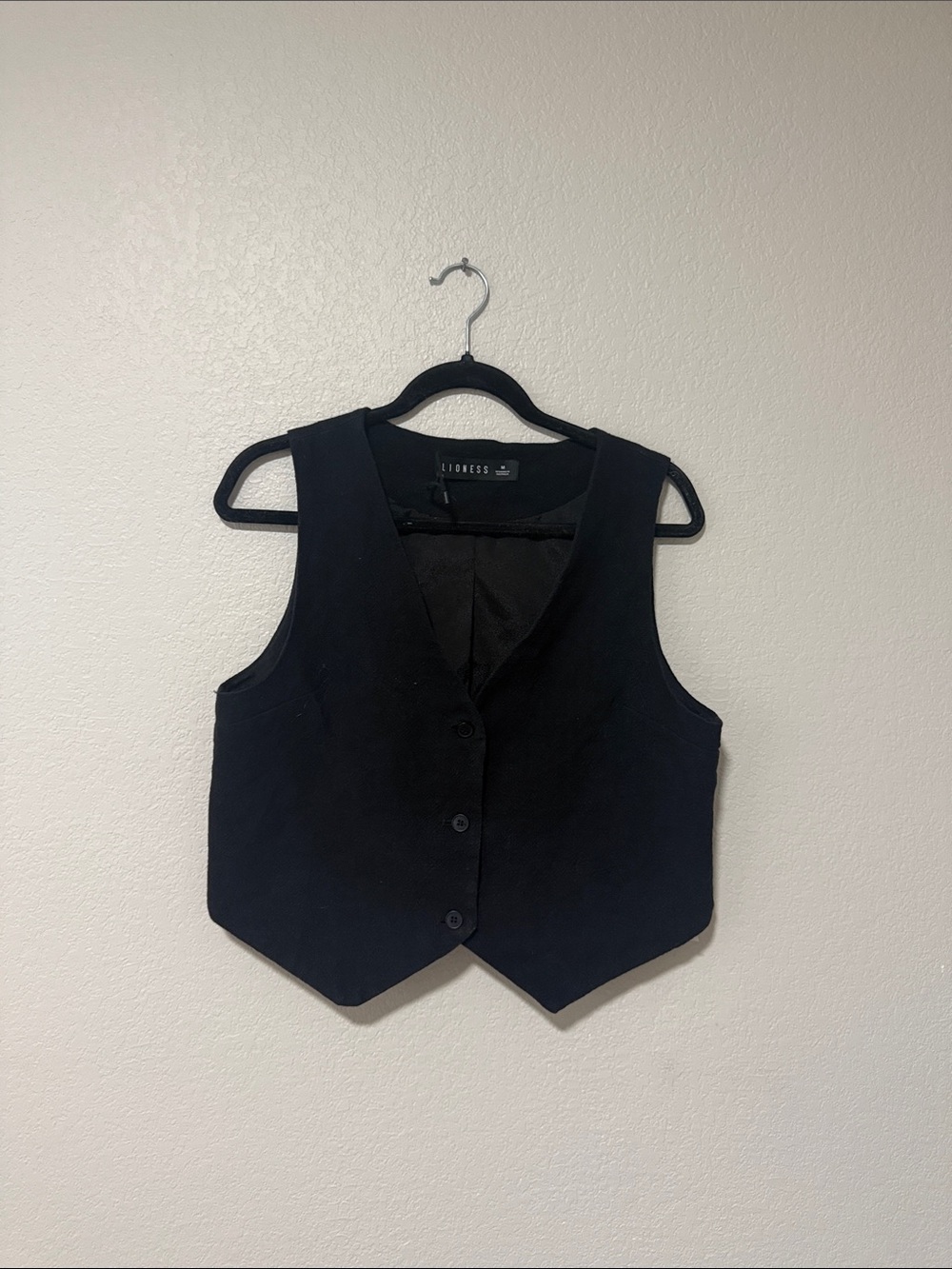 Lioness Black Tailored Vest